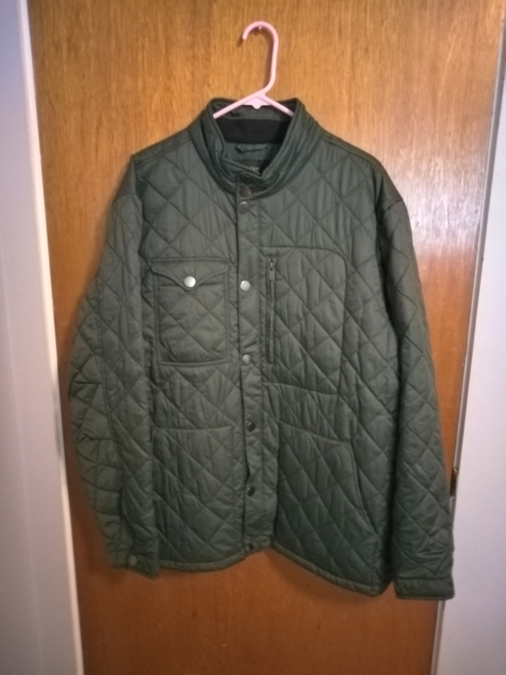 Quince Men's Quilted Jacket in Olive